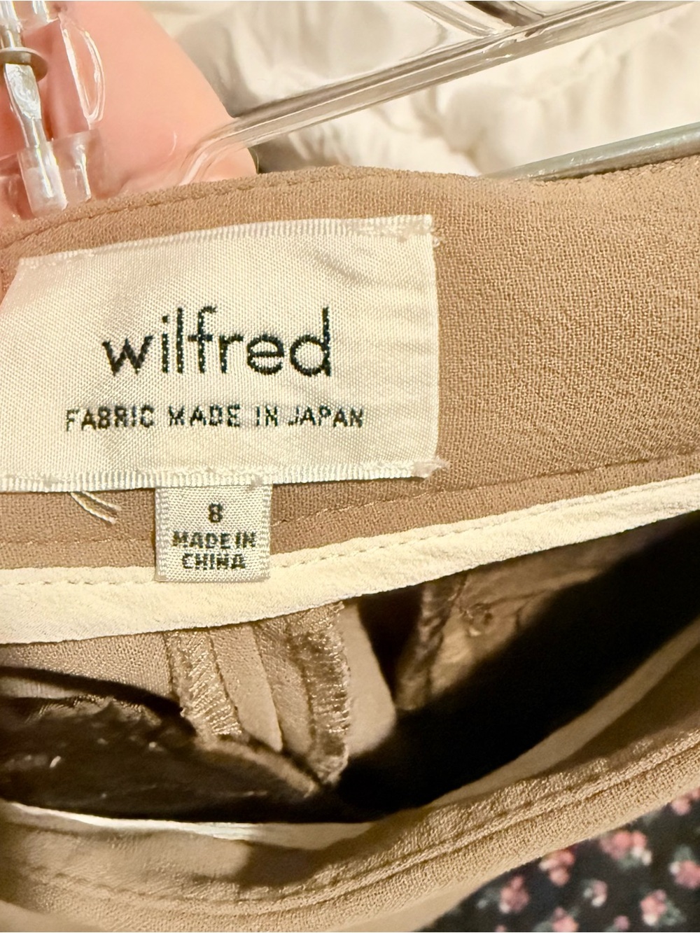 Wilfred Beige Wide-Leg Trousers - Picture 4 of 4